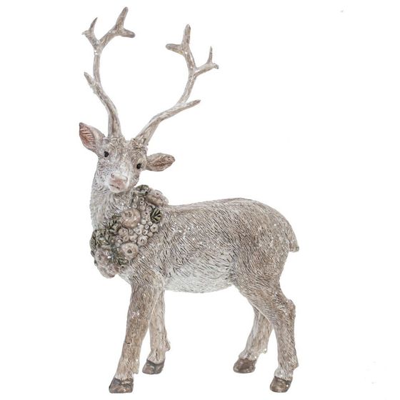 Фигурка декоративная &quot;Олень&quot;, L8 W6 H14 см, 2в.