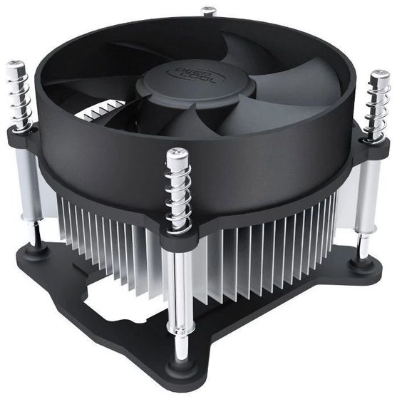 Кулер для процессора Deepcool CK-11508 черный Socket LGA 115x/1200 92x92мм 2200об/мин 25дБ 3-pin Al