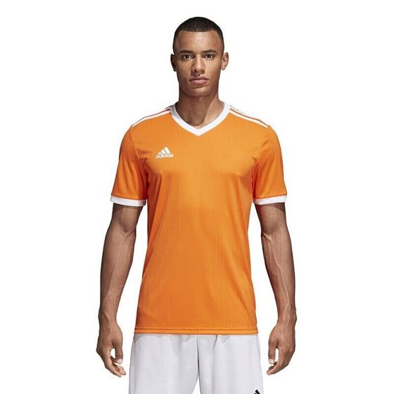 Мужская футбольная майка спортивная желтая с логотипом для футбола Adidas Table 18 M CE8942 футбольная майка