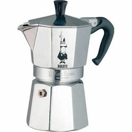 Итальянская Kофеварка Bialetti Moka Express Алюминий Серебристый