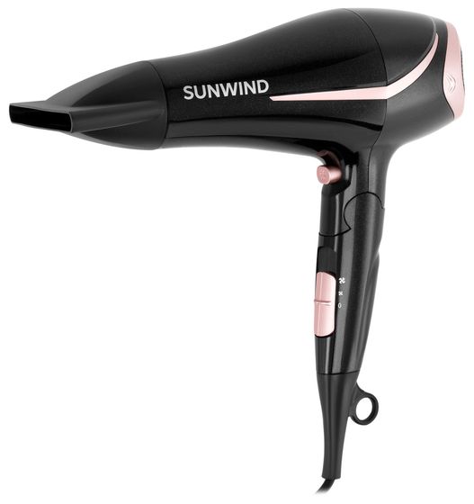 Фен SunWind SUHD 550 2200Вт серый/розовое золото складной