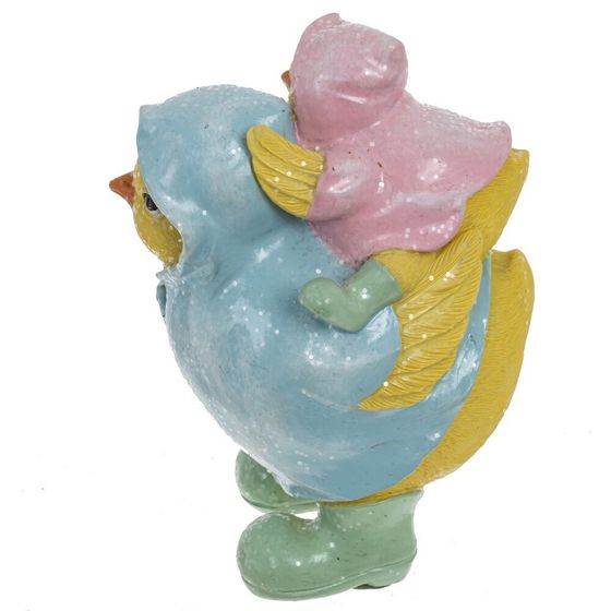 Фигурка декоративная &quot;Курица с цыплёнком&quot;, L10,5 W8,5 H14 см