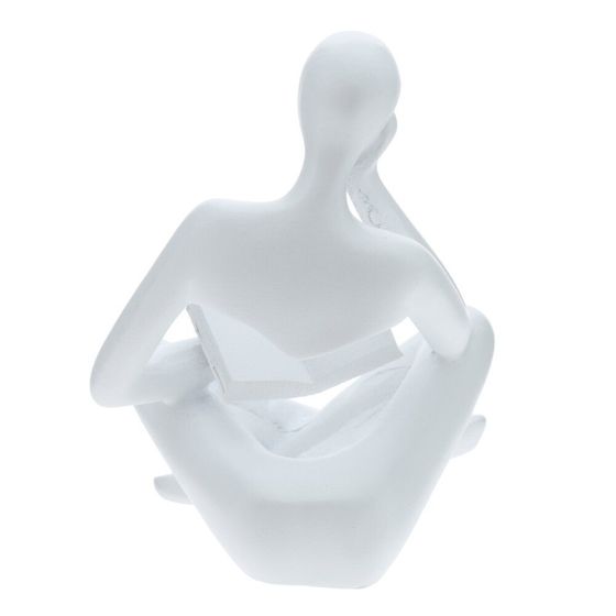 Фигурка декоративная "Читающий человек", L9 W6 H11 см