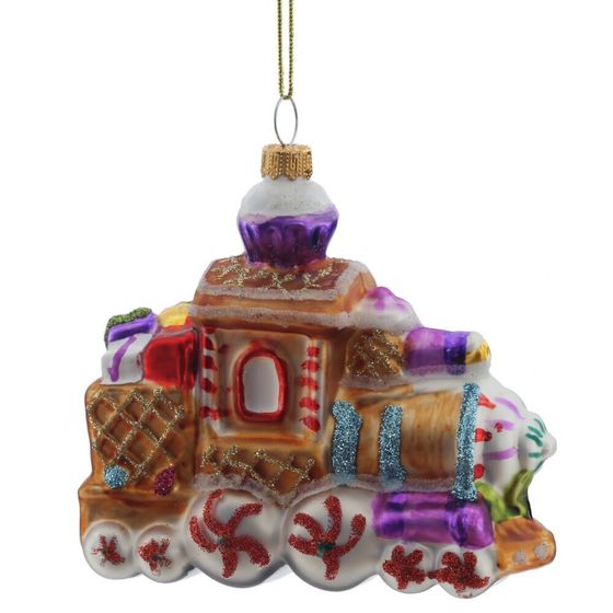 Украшение новогоднее "Пряничный паровоз", L10 W5 H10 см