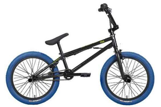 Велосипед Stark Madness BMX 3 20&quot; рама 9&quot; антрацитовый матовый/зеленый/темно-синий (HQ-0014346)