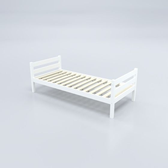 Кровать «Савушка»-01, 1-ярусная, цвет белый, 90х200