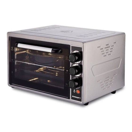 Мини-печь Kraft KF-MO 3803 KGR 38л 1500Вт серый