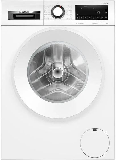 Стиральная машина Bosch Serie 6 WGG246ZLSN белый 9кг 1600об/мин с паром инвертор англ.панель