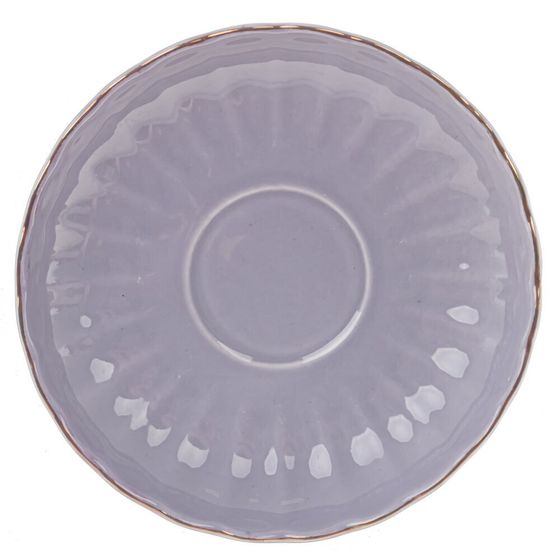 Кружка с блюдцем и ложкой 300 мл, L15 W15 H6,5 см, дизайн микс