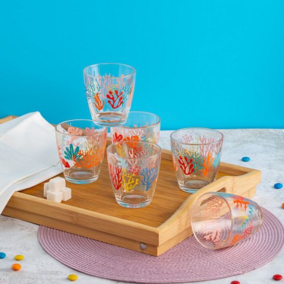 Стакан КОНЦЕПТО Кораллы 250мл