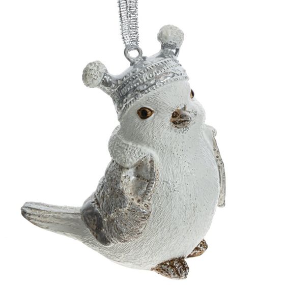 Фигурка декоративная подвесная &quot;Птичка&quot;, L7 W5,5 H9 см, 2в.