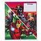 !09 Тетрадь 24 листа (набор 12 штук) МИКС, линейка, Мстители
