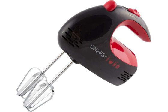 Миксер ручной Energy EN-244 250Вт черный/красный