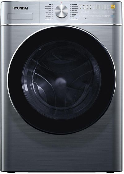 Стиральная машина Hyundai WME9413 темно-серебристый, 10кг, 1400об/мин