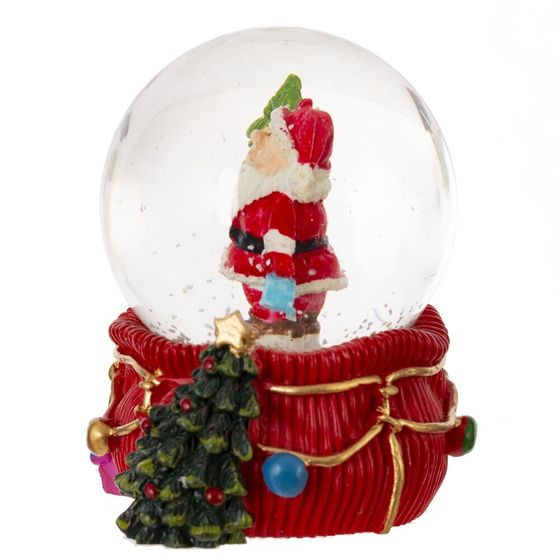 Фигурка декоративная &quot;Дед Мороз&quot; в стекл шаре, L5 W5,5 H6 см, 2в.