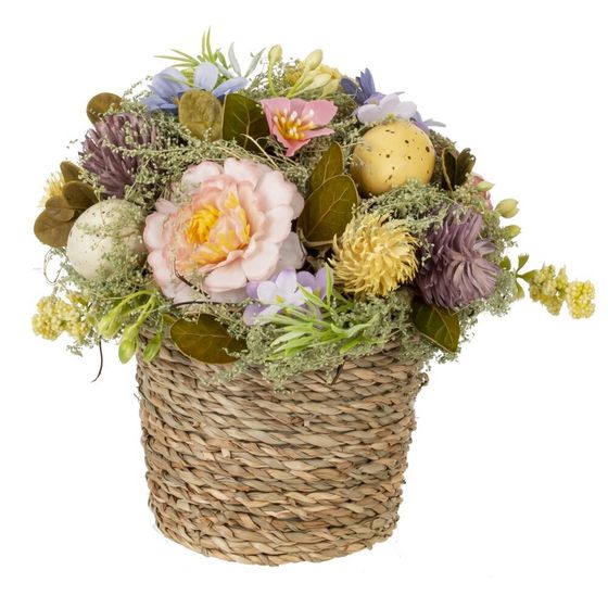 Цветочная композиция &quot;Пасхальная&quot;, L18 W15 H16 см
