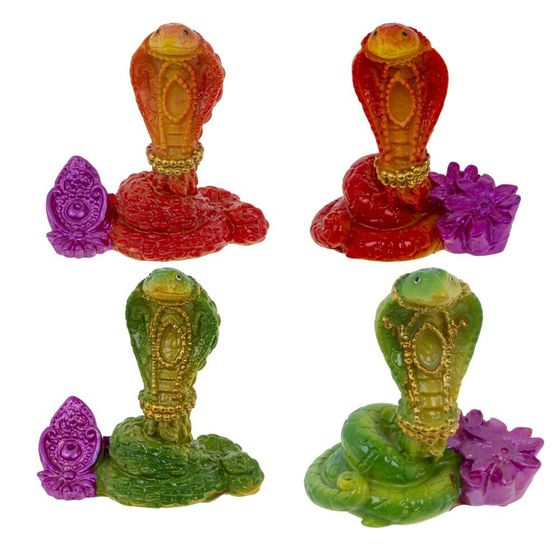Фигурка декоративная &quot;Змейка&quot;, L5,5 W3,5 H6 см, 4в.