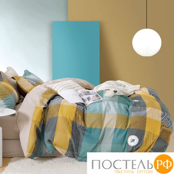 TPIG6-1670 КОД1038, КПБ Twill евро 4 наволочки, 50x70 (2 шт), 70x70 (2 шт), Сатин (Твил), Коробка