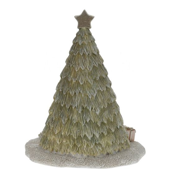 Фигурка декоративная с подсветкой "Кошечки и ёлка", L13,5 W11 H17 см