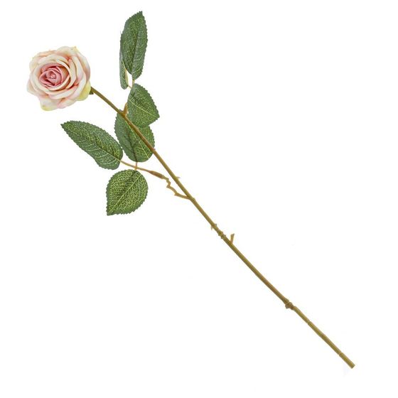 Цветок искусственный &quot;Роза&quot; (силиконовое покрытие), L8 W8 H52 см