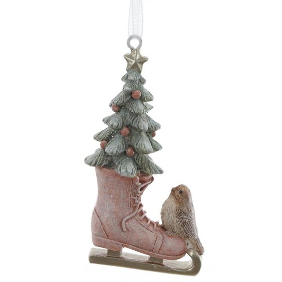 Фигурка декоративная подвесная "Коньки", L4,5 W2,5 H8 см, 4в.