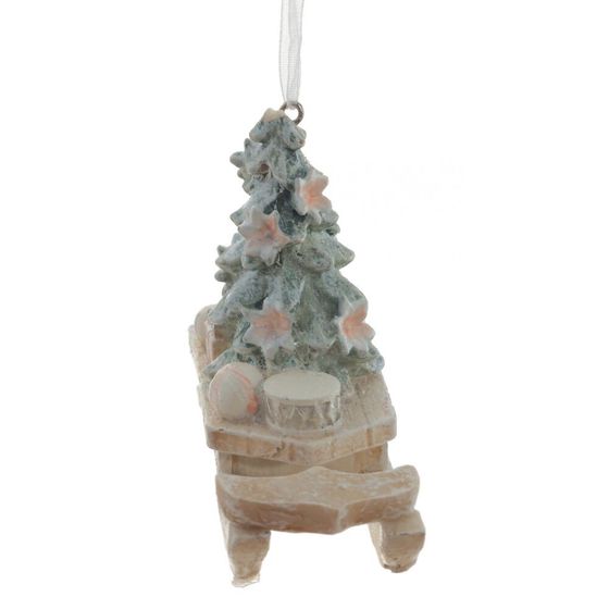 Изделие декоративное подвесное "Сани", L7 W3 H5,5 см