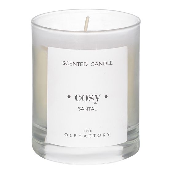 Свеча ароматическая The Olphactory, Cosy, Santal (новая), 40 ч