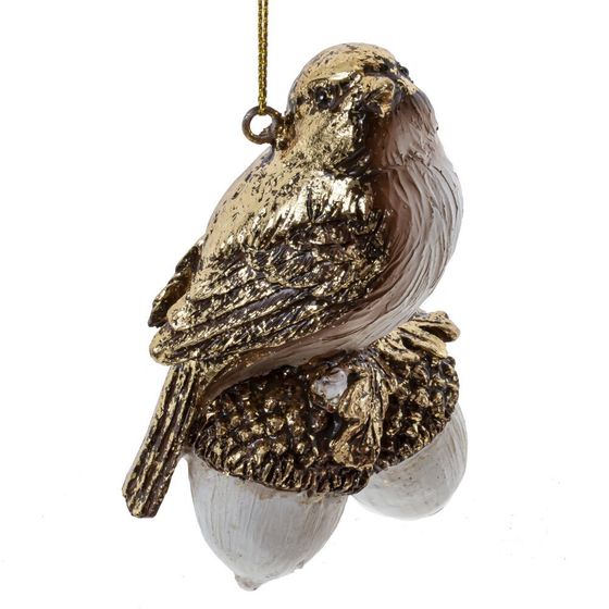Фигурка декоративная подвесная &quot;Птичка&quot;, L7 W4,5 H10 см, 2в.
