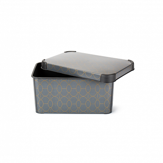 Коробка декоративная DECO&#39;S STOCKHOLM IML DOTS S