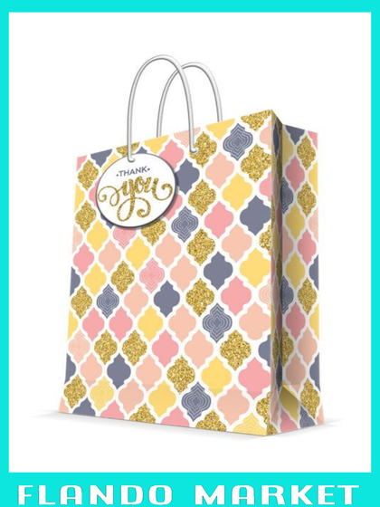 !Бумажный пакет Пастель, 26х32,4х12,7