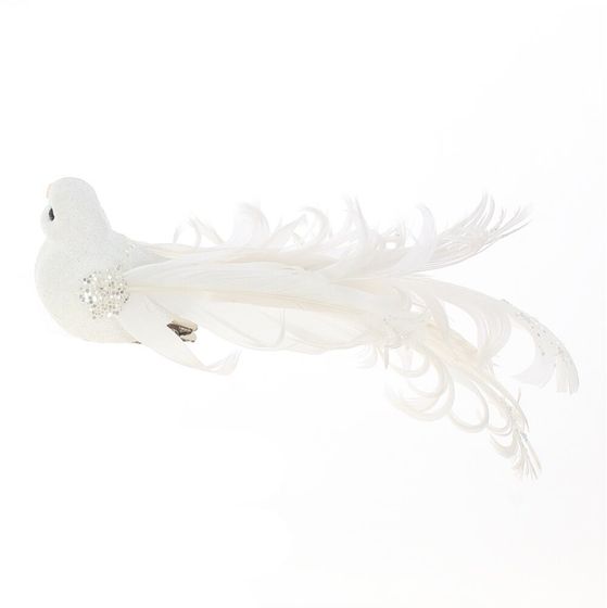 Изделие декоративное &quot;Птичка&quot;, L15 W3,5 H4 см, 2в.