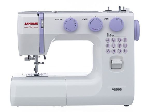 Швейная машина Janome VS-56S белый/фиолетовый