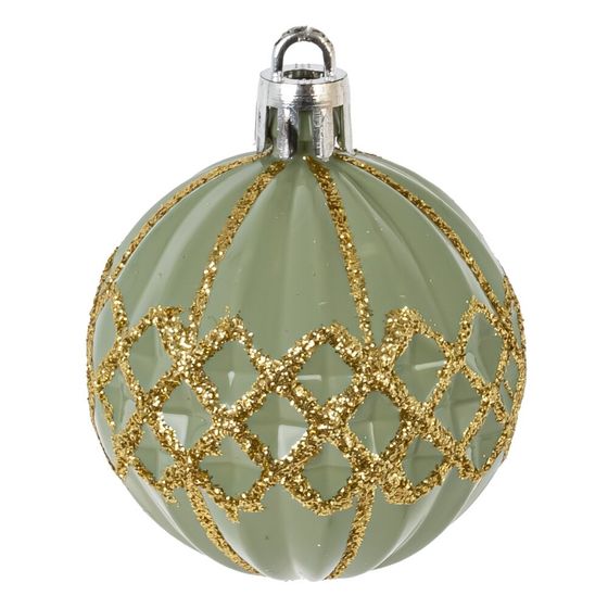 Набор из 56шт Украшение новогоднее "Шар", L21 W21 H37 см