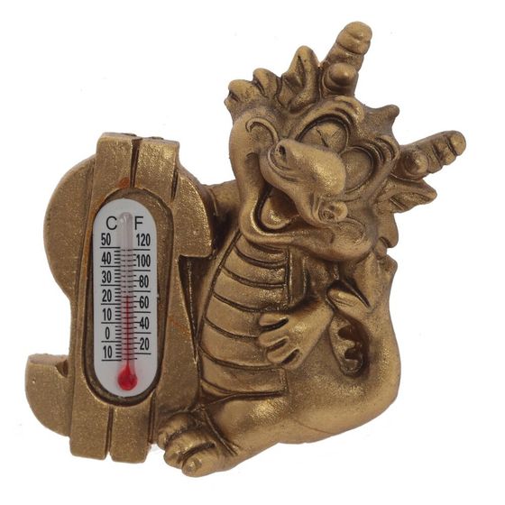 Магнит   с термометром &quot;Дракон&quot;, L7 W2 H5 см, 4в.