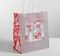 !09 Пакет-крафт подарочный/набор 4 штуки/ &quot;Олени&quot; 22*25*12 см.