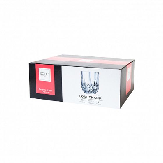 Набор стаканов ЛОНГШАМП 320мл низкие 6шт