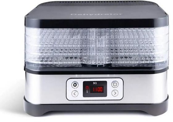 Сушилка для овощей и фруктов BQ FD1001 250Вт 5под. черный/металл
