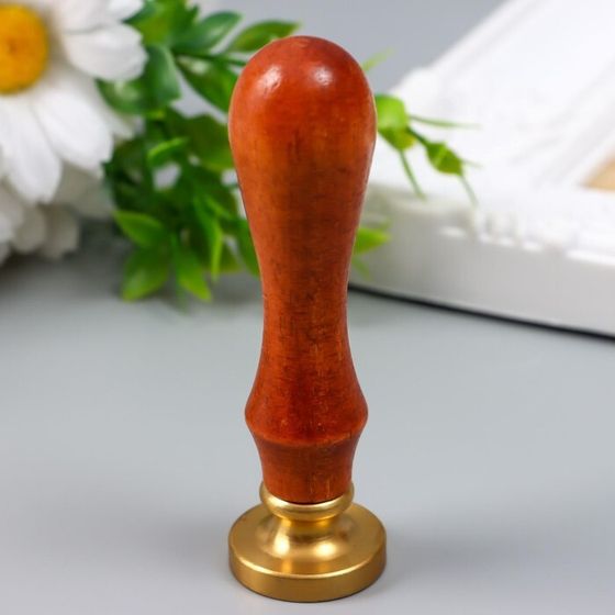Сургучная печать с деревянной ручкой «Котята с сердечками», 9×2.5×2.5 см