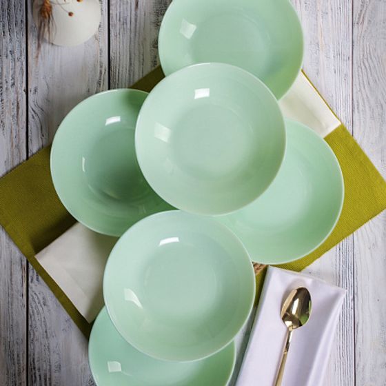 Тарелка суповая ZELIE PARADISE GREEN 20см