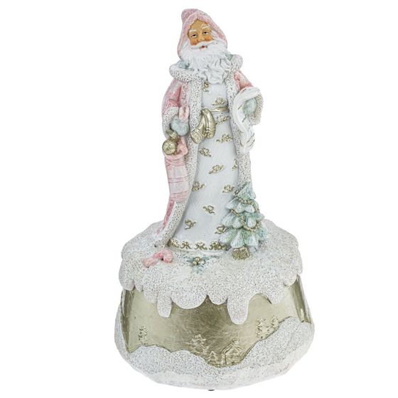 Фигурка декоративная с музыкой &quot;Дед Мороз&quot;, L10 W10 H18 см, 2в.