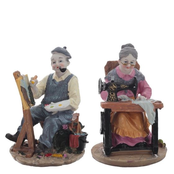 Фигурка декоративная &quot;Бабушка/Дедушка&quot;, Д11 Ш11 В17 см, 2в.