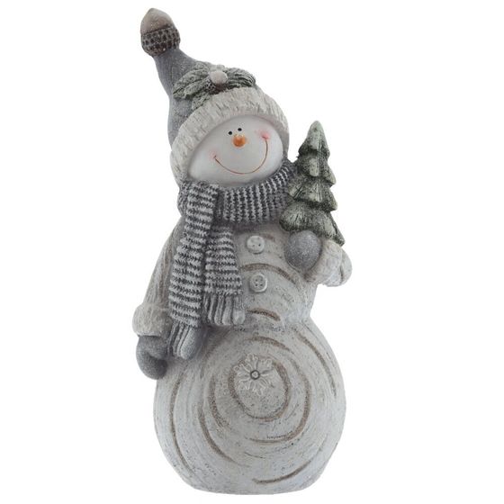 Фигурка декоративная &quot;Снеговик&quot; с подсветкой  (АААх3, н/п), L24 W15 H53 см, 2в.