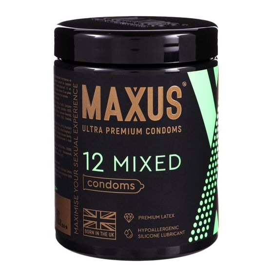 Презервативы микс-набор MAXUS Mixed 15 шт с кейсом