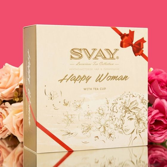 Чайное ассорти SVAY Happy Woman, пирамидки, 54 г