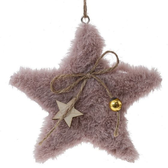 Изделие декоративное подвесное &quot;Сердце/Ёлка/Звезда&quot;, L9 W1 H11 см, 3в.