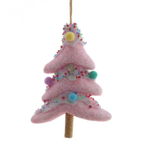 Изделие декоративное подвесное &quot;Ёлка&quot;, L9,5 W3 H13 см, 2в.