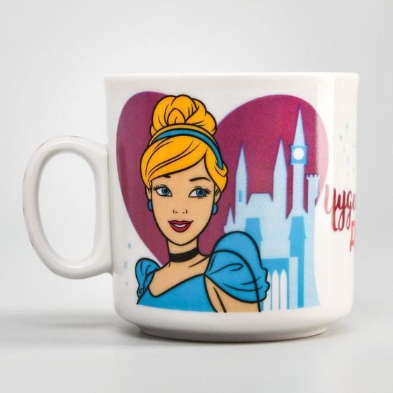 !09 Набор посуды «Мечтай!», 4 предмета: кружка 200 мл, миска d=14 см, тарелка d=16,5 см, коврик в подарочной упаковке Принцессы Дисней