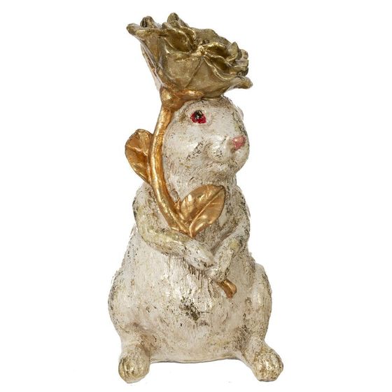 Фигурка декоративная &quot;Заяц&quot;, L7,5 W7,5 H14,5 см