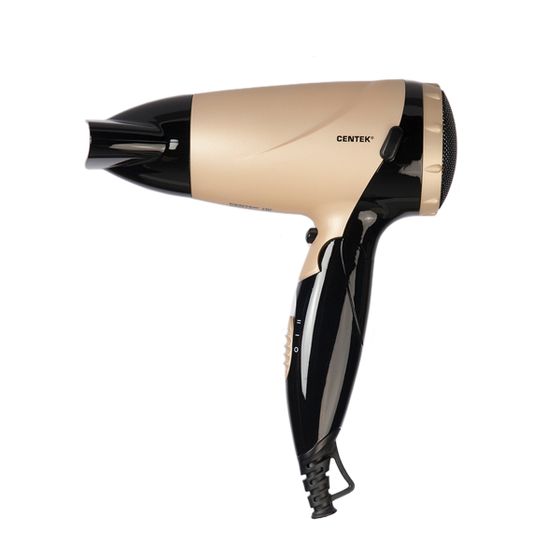 Фен Centek CT-2209 BLG 1600Вт черный/золотистый