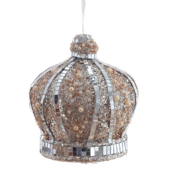 Изделие декоративное подвесное &quot;Корона&quot;, L12 W12 H14 см